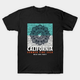 California Summer Time 2020 Wild Love Party T-Shirt